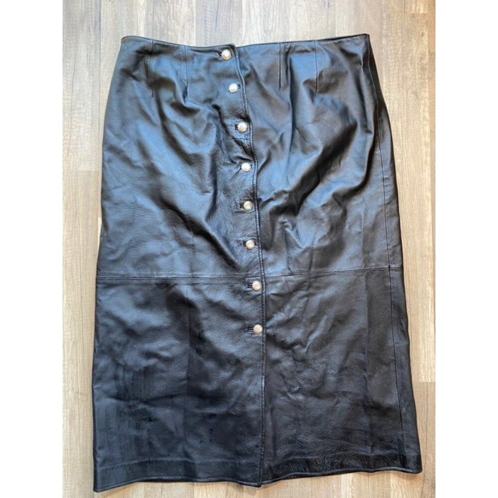 Leather Skirt  Black Newport news 24W